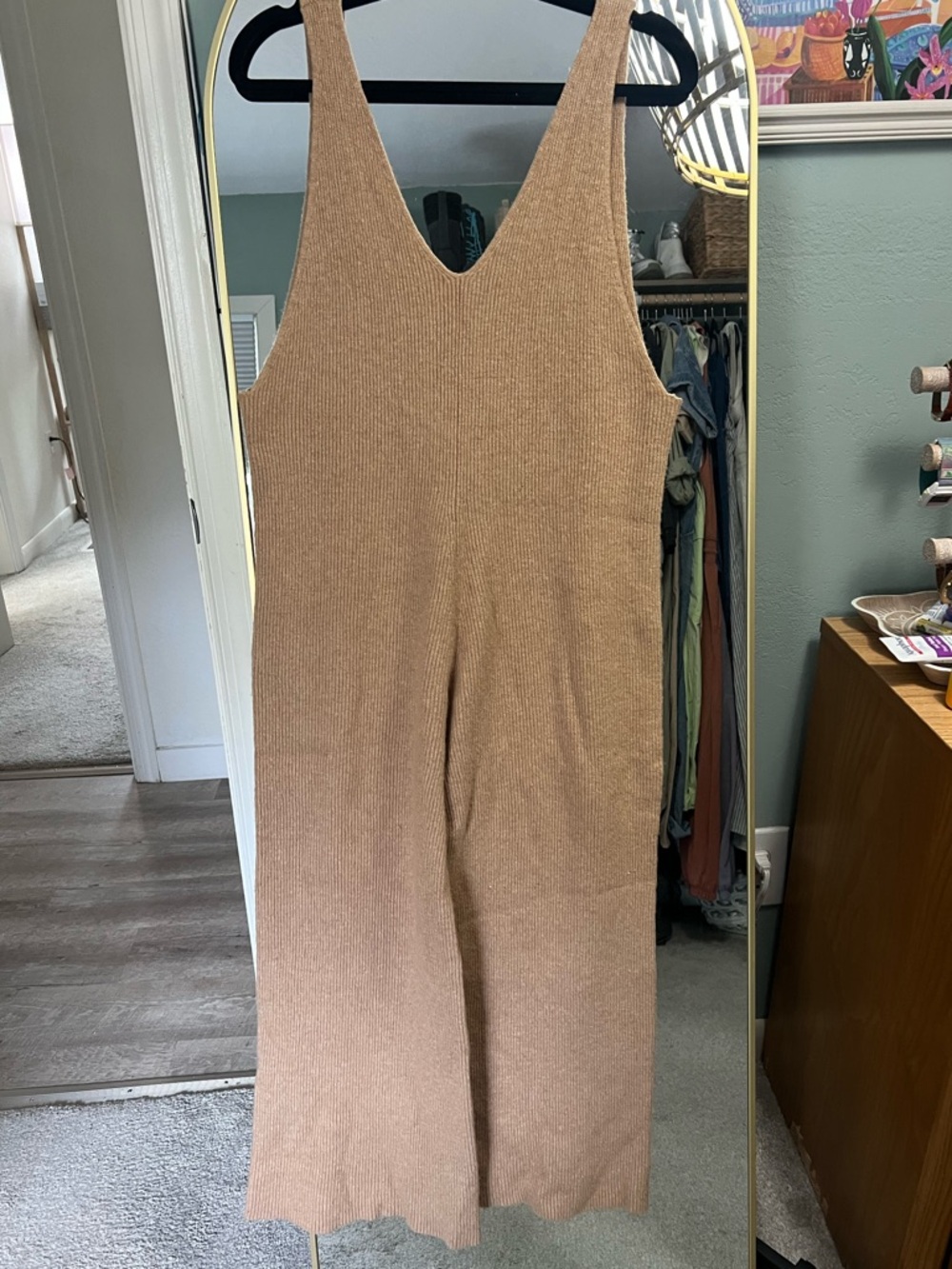 Free people wool/cashmere blend jumpsuit